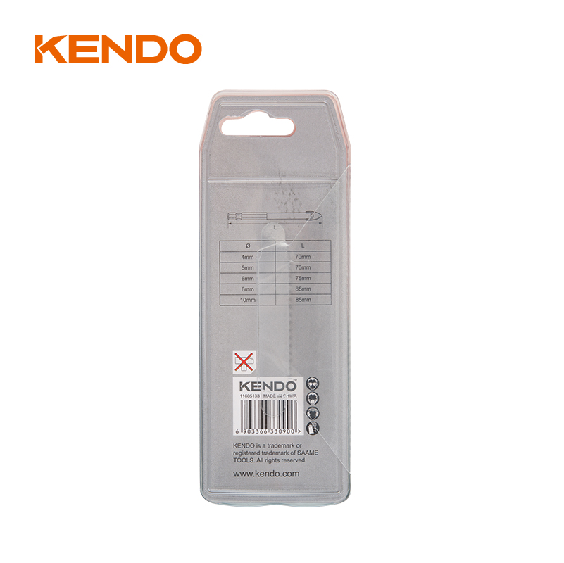 Bộ mũi khoan thủy tinh 5 chiếc, Hex. Chuôi thay đổi nhanh