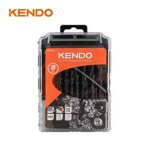 Mũi khoan xoắn HSS 19pc, được rèn & hoàn thiện màu đen