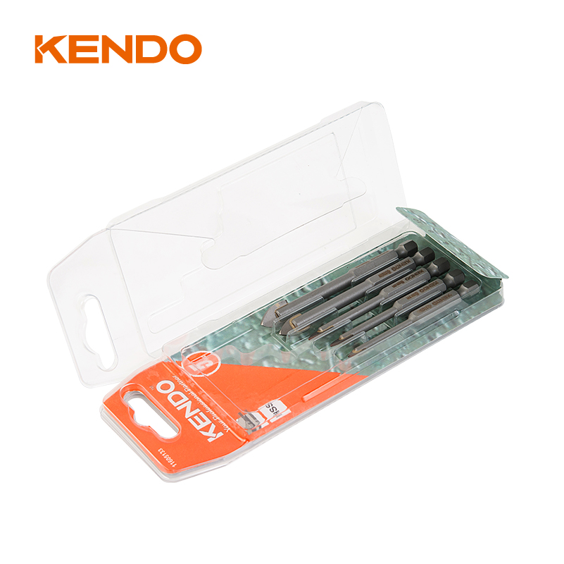 Bộ mũi khoan thủy tinh 5 chiếc, Hex. Chuôi thay đổi nhanh