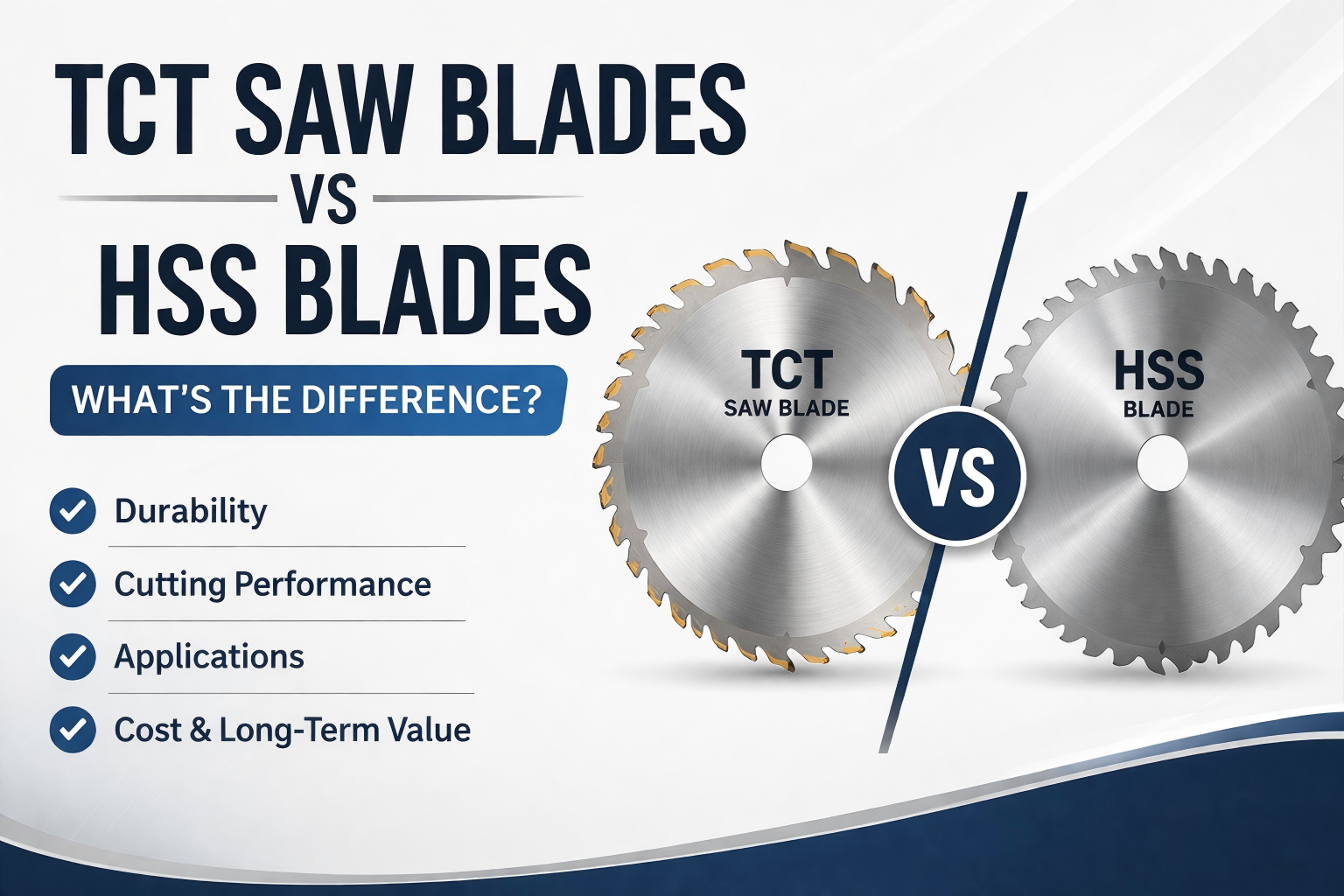 Lưỡi cưa TCT và Lưỡi cưa HSS: Sự khác biệt là gì?