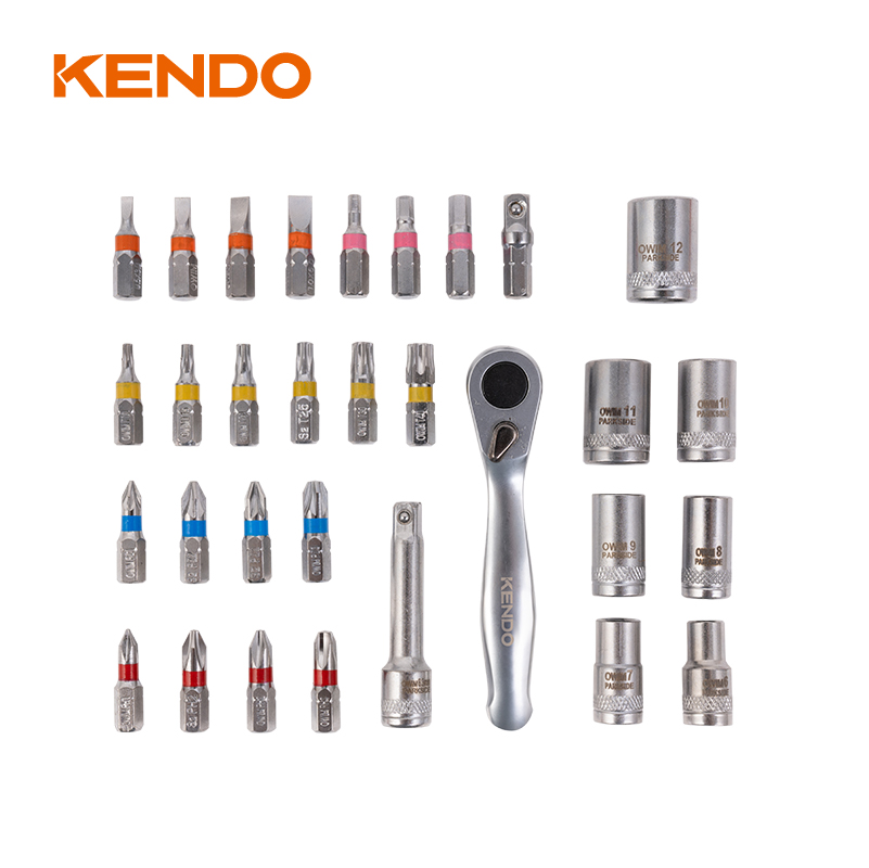 31PC Ratchet Wblench Bits Set