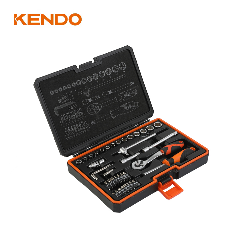 42pc 1/4' Bộ ổ cắm Dr.