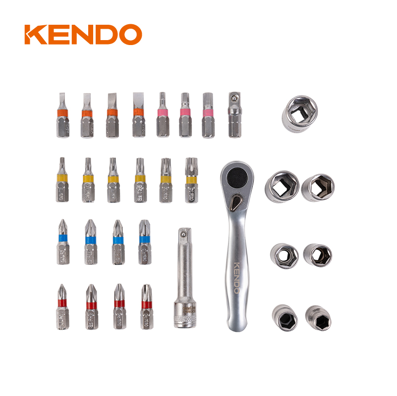 31PC Ratchet Wblench Bits Set