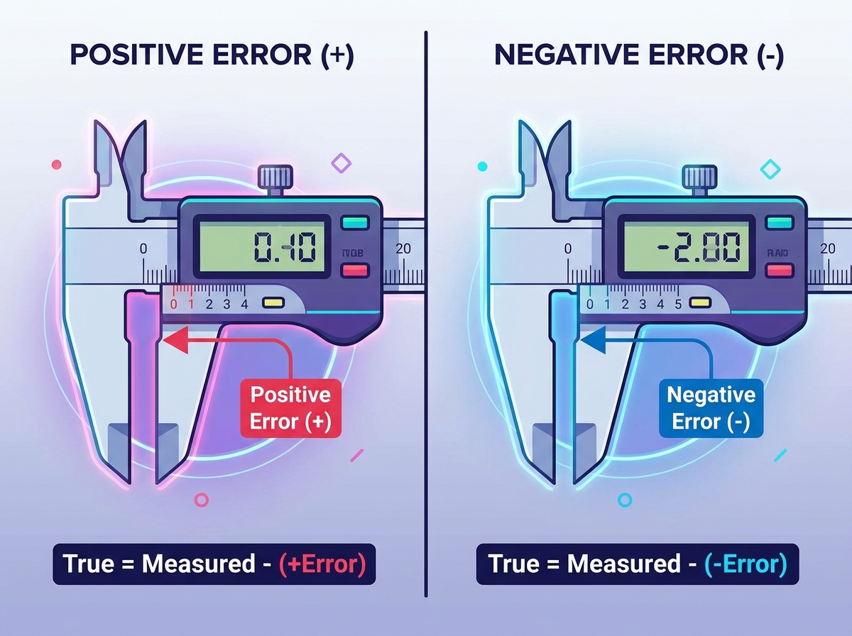 Quy tr&igrave;nh kiểm tra v&agrave; nhận dạng lỗi Vernier Caliper Zero