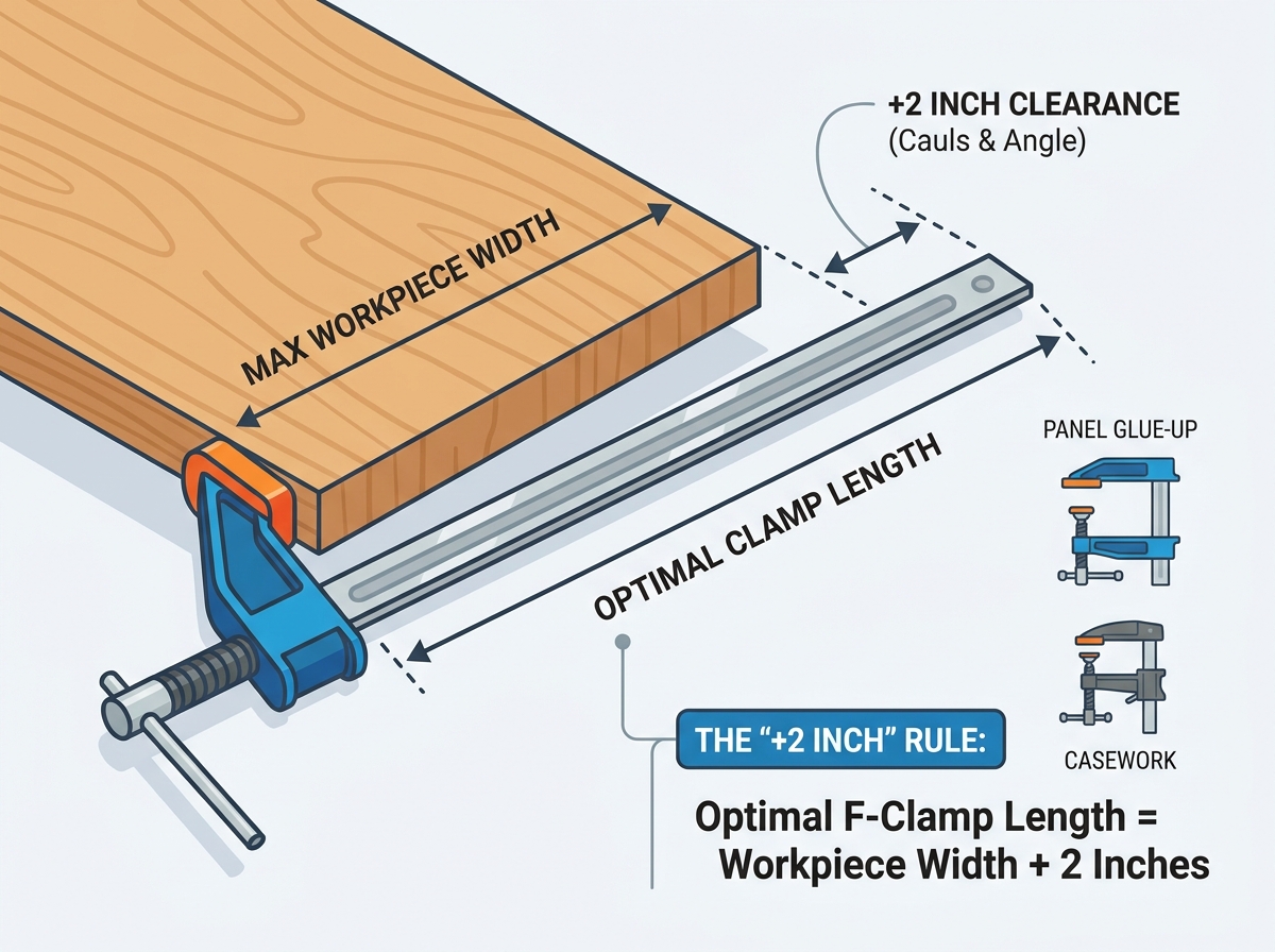 Sử dụng kẹp chữ F trong xưởng chế biến gỗ