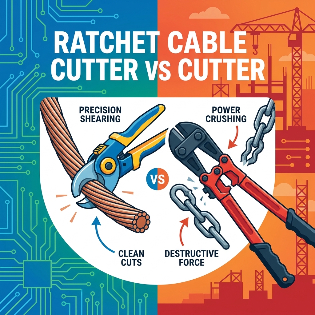 Máy cắt cáp Ratchet và máy cắt bu lông: Bạn nên sử dụng công cụ nào?